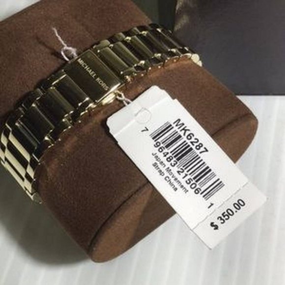 Michael Kors Madelyn Pavé Gold-Tone Watch, 40mm main image 4
